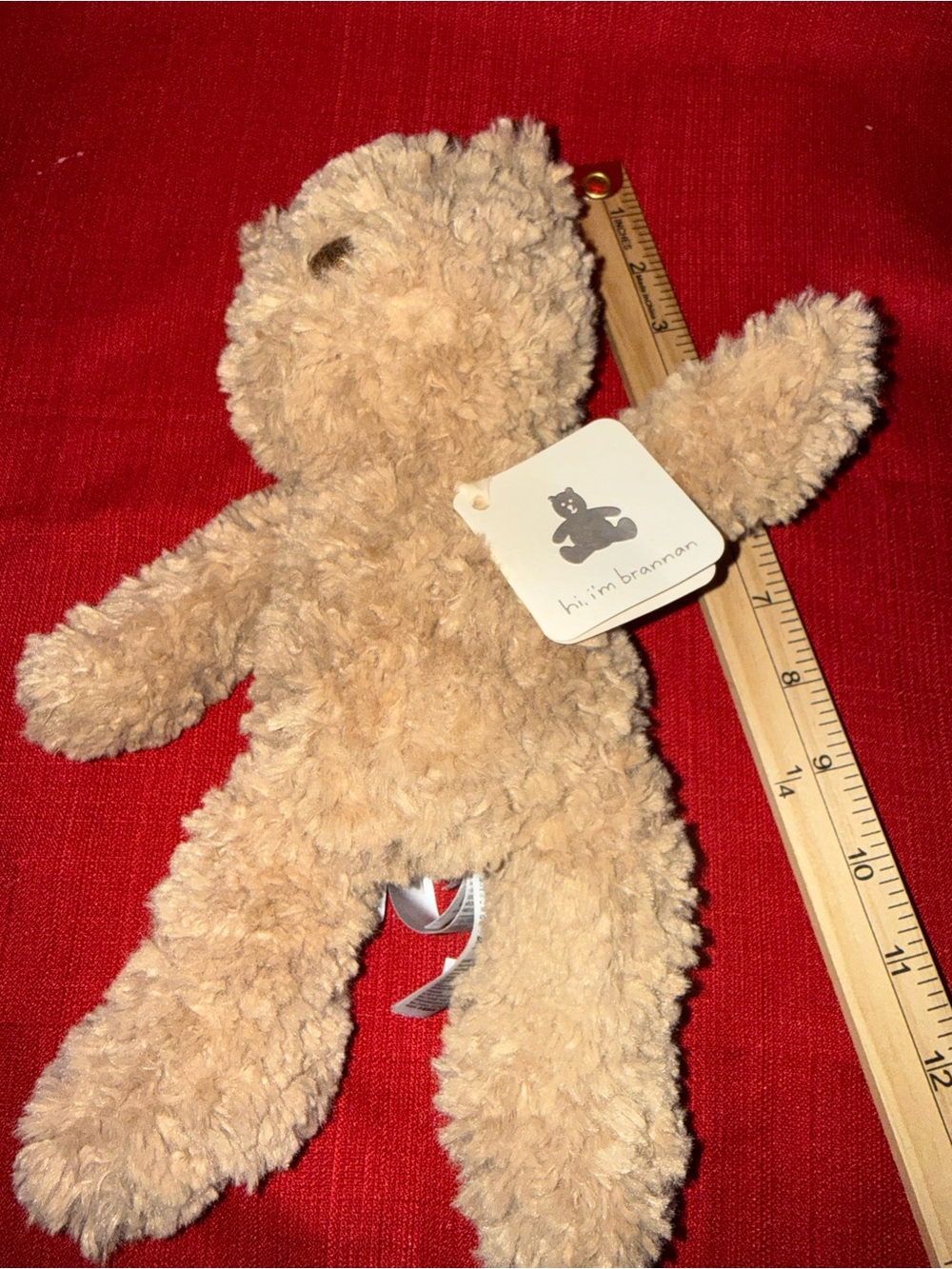 Plush Baby Gap Teddy Bear - Soft Cream Kids Toy- new with tags